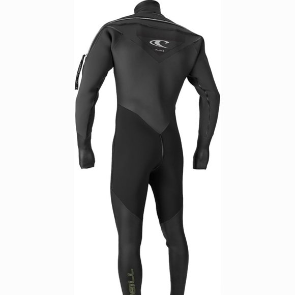 $600 O'Neill Fluid Neo 3mm Neoprene Drysuit Dive Wetsuit S Small NEW ab1161 - Picture 2 of 3